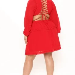 Fashion Nova Ansley Ruffle Mini Dress - Red 16 Fashion Nova Ansley Ruffle Mini Dress - Red -fashion nova dresses Shop 01 11 22Studio3 RT JH 11 33 29 36 DM1907 Red 0561 PLUS KL