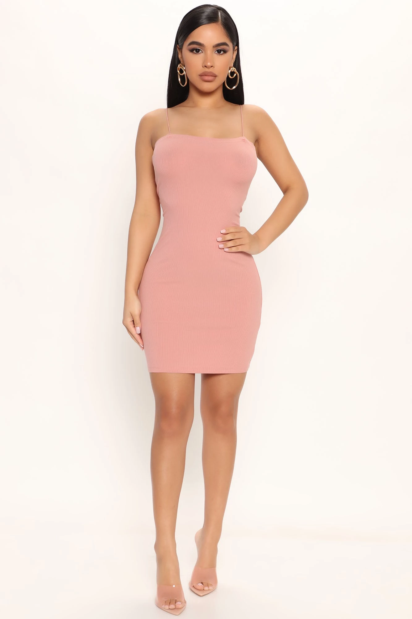 Fashion Nova Simple Necessity Mini Dress - Mauve 3 Fashion Nova Simple Necessity Mini Dress - Mauve