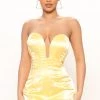 Fashion Nova Guest List Satin Micro Mini Dress - Yellow -fashion nova dresses Shop 01 14 22Studio1 RT MJ 10 21 50 7 DR2205 Yellow 2960 SG