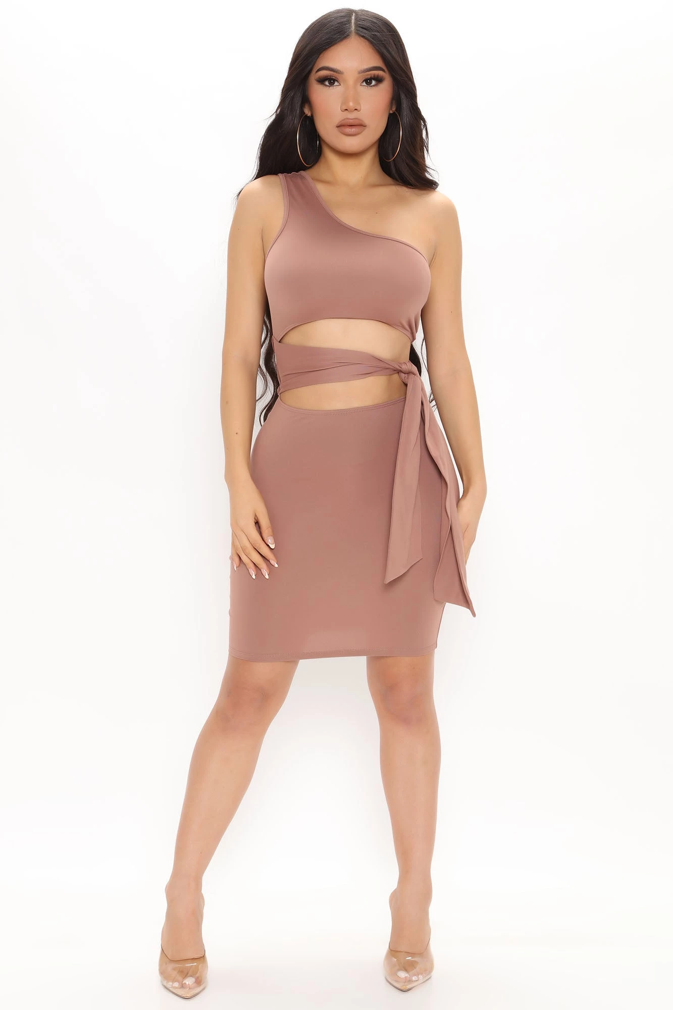 Fashion Nova Marcie Mini Dress - Chocolate 4 Fashion Nova Marcie Mini Dress - Chocolate - Image 2