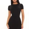 Fashion Nova Kelly Mini Dress - Black -fashion nova dresses Shop 01 21 22Studio1 ME RL 14 55 52 47 RD83168 Black 13757 SG