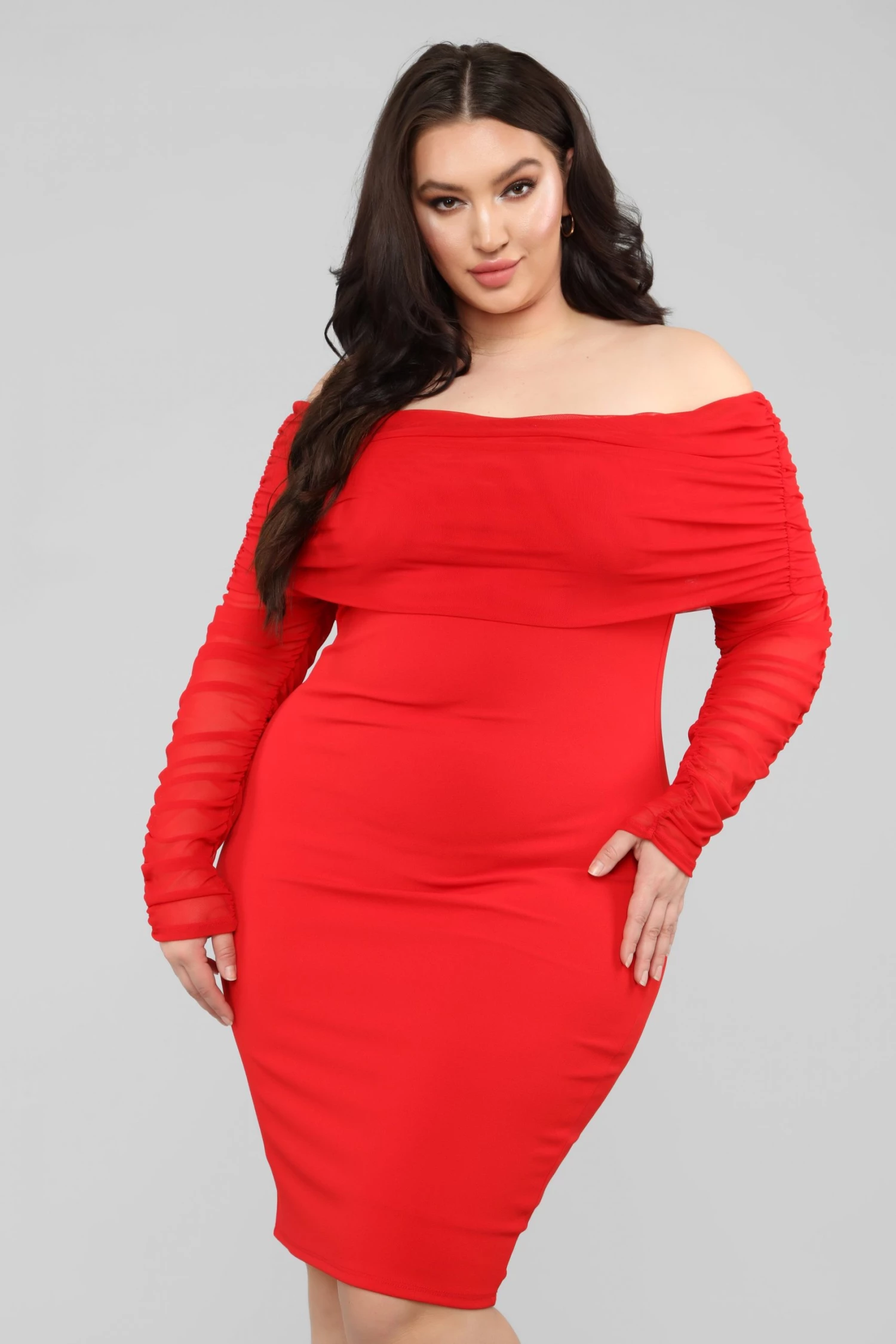 Fashion Nova Take Me On A Dinner Date Dress - Red 10 Fashion Nova Take Me On A Dinner Date Dress - Red - Image 8