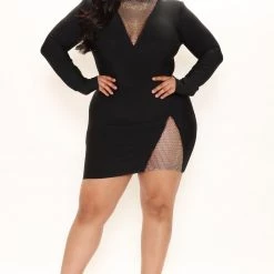 Fashion Nova Beginning To Wonder Bandage Mini Dress - Black -fashion nova dresses Shop 01 24 22Studio2 CE MJ 14 06 48 59 LD548 Black 18630 PLUS KL