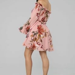 Fashion Nova Cultivate The Soul Floral Mini Dress - Pink -fashion nova dresses Shop 01 25 19 Studio 2 DV 09 38 59 1442 Pink0568 JD scaled
