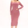 Fashion Nova Alpha Off Shoulder Snatched Dress - Mauve -fashion nova dresses Shop 01 25 22Studio3 CE RL 10 18 24 14 D14326 Mauve 1643 EH