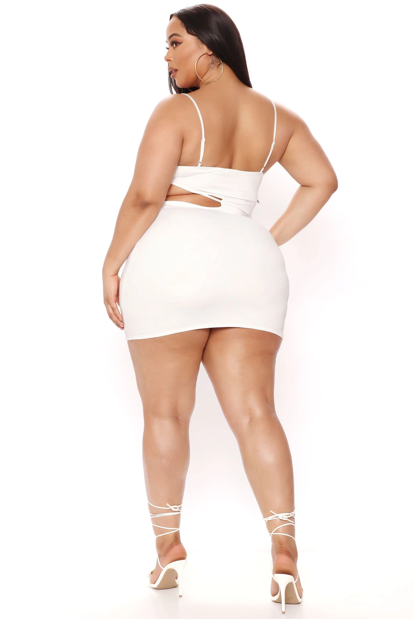 Fashion Nova Danika Double Lined Mini Dress - White - Image 8