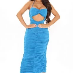 Fashion Nova Coming In Ruched Maxi Dress - Blue -fashion nova dresses Shop 01 26 21Studio2 RM SD 14 03 45 28 D10376 Blue 18028 EH