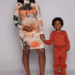 Fashion Nova Make Time Tie Dye Mini Dress - Black/Combo -fashion nova dresses Shop 01 26 21Studio4 MS 13 46 21 16 TI3370KBSET Rust 52961 RG