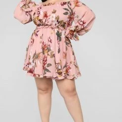 Fashion Nova Cultivate The Soul Floral Mini Dress - Pink -fashion nova dresses Shop 01 28 19 Studio 1 DV 14 23 51 1442 Pink 0618 JD scaled