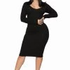 Fashion Nova For The Thrill Of It Midi Dress - Black -fashion nova dresses Shop 01 28 19 Studio 3 RM 10 42 20 RD33316L Black 0720 RG JK scaled