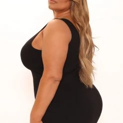 Fashion Nova Jane Heavy Rib Mini Dress - Black -fashion nova dresses Shop 01 31 22Studio2 KS 13 18 32 53 4701DM Black 10379 PLUS PB