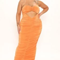 Fashion Nova Coming In Ruched Maxi Dress - Orange 20 Fashion Nova Coming In Ruched Maxi Dress - Orange -fashion nova dresses Shop 02 01 22Studio2 MS 11 41 40 37 D10376 Orange 0350 PLUS EH