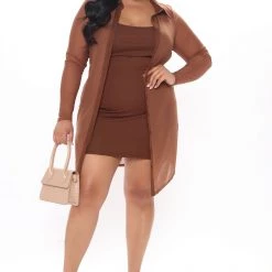 Fashion Nova You Mesh Me Mini Dress Set - Mocha -fashion nova dresses Shop 02 02 21Studio2 MS TB 13 59 51 45 DGI3445 Mocha PLUS 0787 WG
