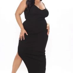 Fashion Nova Doing My Thing Maxi Dress - Black -fashion nova dresses Shop 02 02 21Studio2 MS TB 14 48 18 58 RD38870 Black PLUS 1061 WG