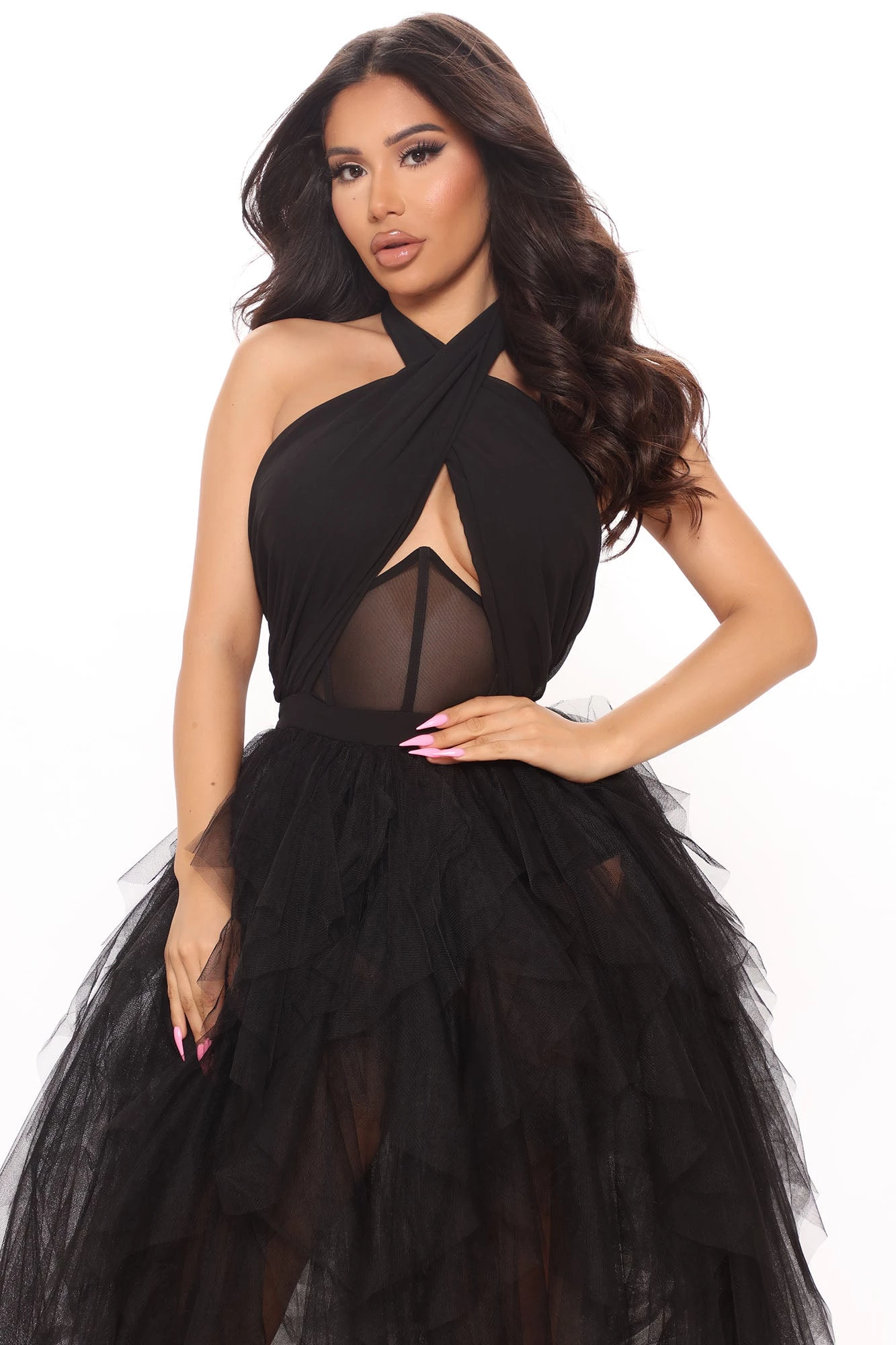 Fashion Nova Hold Me All Night Maxi Dress - Black 9 Fashion Nova Hold Me All Night Maxi Dress - Black - Image 7