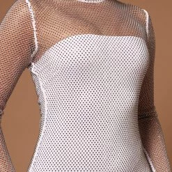 Fashion Nova Lindsey Mesh Mini Dress - White -fashion nova dresses Shop 02 03 22Studio5 SN KP 11 40 40 16 A95932 White 0079 EH