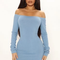 Fashion Nova Alpha Off Shoulder Snatched Mini Dress - Light Blue -fashion nova dresses Shop 02 04 22Studio3 KS KP 09 38 49 2 D14356 LightBlue 1444 SG