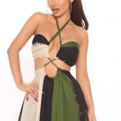 Fashion Nova Gypsy Love Maxi Dress - Olive/combo -fashion nova dresses Shop 02 08 21Studio2 MS SD 14 39 02 40 SD311609201 Olivecombo 7 RG