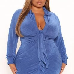 Fashion Nova Hung Up Slinky Mini Dress - Royal -fashion nova dresses Shop 02 08 22Studio2 MS 11 04 07 17 FD40165 Royal 0182 PLUS PB