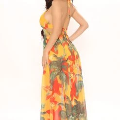 Fashion Nova Kenz Halter Maxi Dress - Orange/combo -fashion nova dresses Shop 02 09 22Studio3 CE 11 52 29 26 DM2473 Orangecombo P 1126 SG