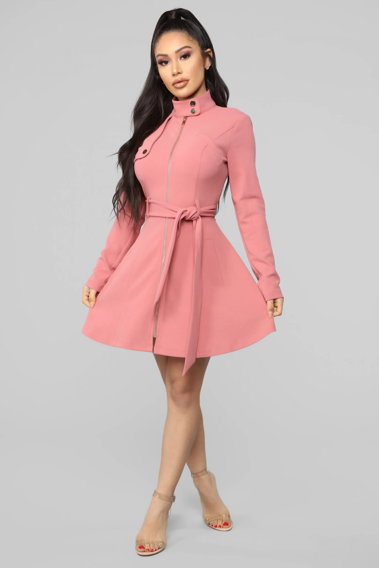 Fashion Nova Feeling Fancy Collar Jacket - Mauve 4 Fashion Nova Feeling Fancy Collar Jacket - Mauve - Image 2