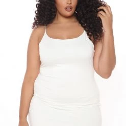 Fashion Nova Hadley Double Lined Mini Dress - White -fashion nova dresses Shop 02 16 21Studio3 RT ON 13 42 05 48 JD39641 White 0597 PLUS RG