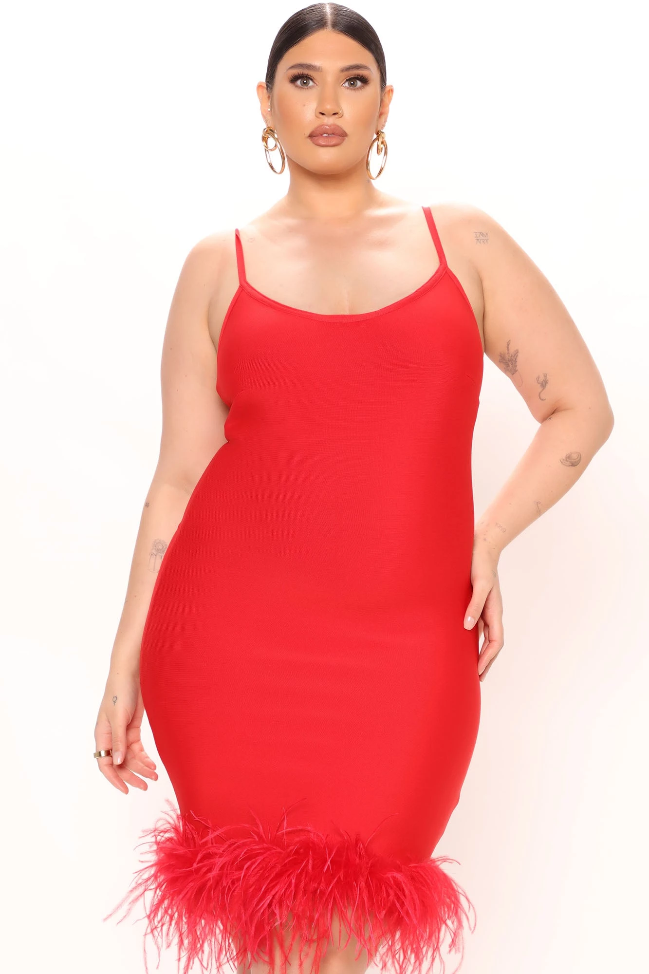 Fashion Nova Yvana Bandage Mini Dress - Red 8 Fashion Nova Yvana Bandage Mini Dress - Red - Image 6