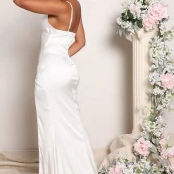 Fashion Nova Luxe Nights Satin Maxi Dress - White -fashion nova dresses Shop 02 16 22Studio2 ME LT 12 02 33 23 1732 White P 0267 SG