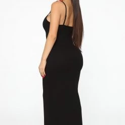 Fashion Nova Doing My Thing Maxi Dress - Black -fashion nova dresses Shop 02 17 20 Studio 2 RM LE 14 05 43 35 RD38870 Black 66136 NT