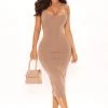 Fashion Nova Bouncing Back Midi Dress - Taupe -fashion nova dresses Shop 02 17 21Studio2 RM SD 11 18 56 11 JD43140 Taupe 9998 KL