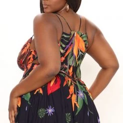 Fashion Nova Key West Maxi Dress - Navy/combo -fashion nova dresses Shop 02 17 22Studio1 KJ AC 13 19 17 9 DM1911 Navycombo 1692 PLUS KL