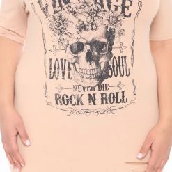 Fashion Nova Damsel In Distressed Graphic Mini Dress - Mocha -fashion nova dresses Shop 02 19 21Studio4 SN KW 11 39 40 23 RD17111D Mocha PLUS 53043 WG