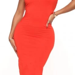 Fashion Nova Mia 2 Pack Midi Dress - Red/combo -fashion nova dresses Shop 02 21 22Studio3 RT MR 11 32 48 28 J9G9681C Redcombo 1231 EH