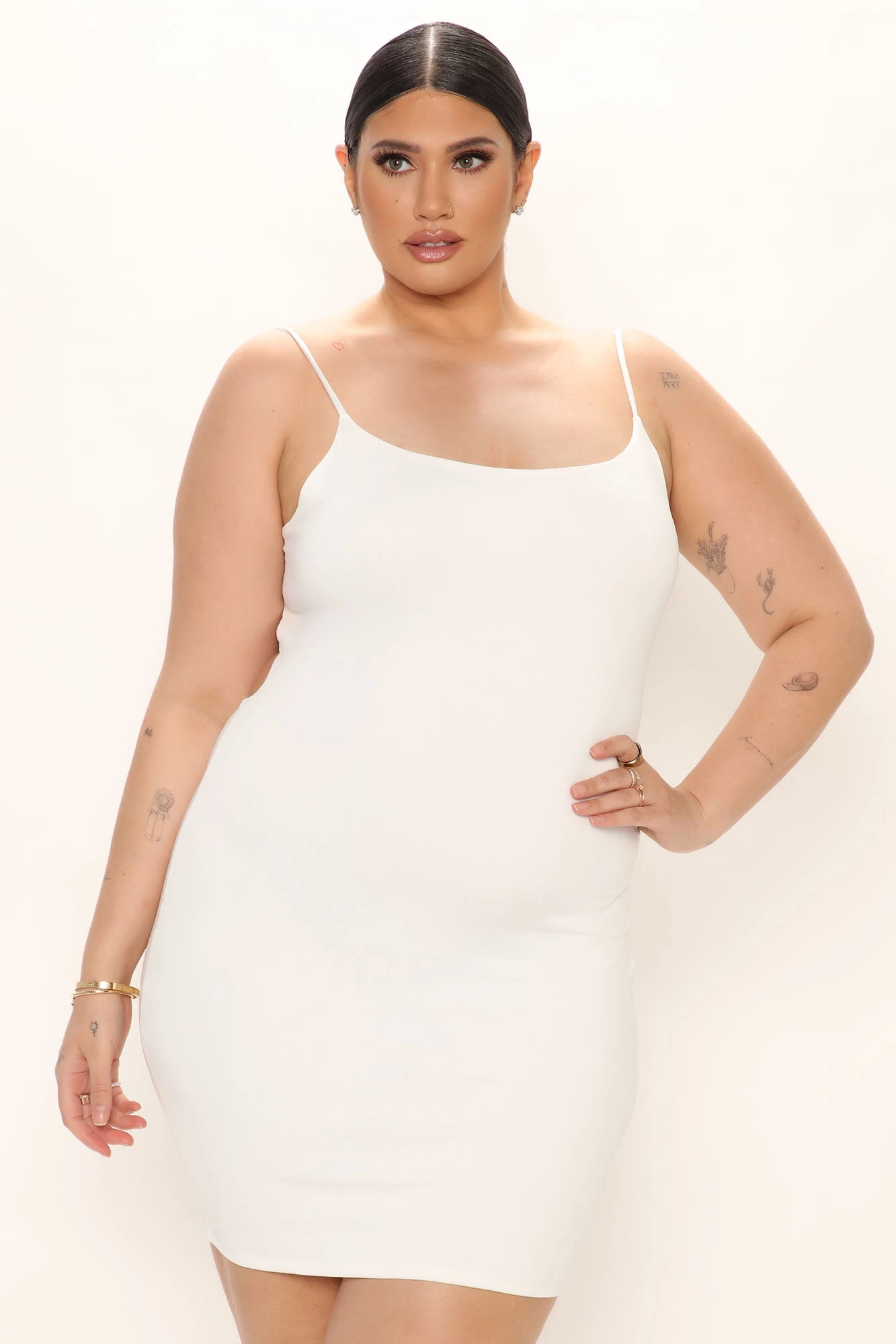 Fashion Nova Gabi Double Lined Mini Dress - White 8 Fashion Nova Gabi Double Lined Mini Dress - White - Image 6