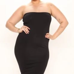 Fashion Nova Mia 2 Pack Midi Dress - Red/combo -fashion nova dresses Shop 02 23 22Studio1 DM MJ 11 58 17 34 J9G9681C RedCombo 5212 PLUS WG