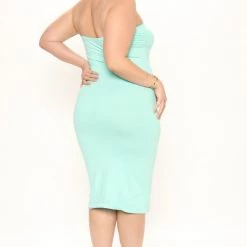 Fashion Nova Mia 2 Pack Midi Dress - Aqua/Combo -fashion nova dresses Shop 02 23 22Studio1 DM MJ 13 10 14 35 J9G9681C AquaCombo 5248 PLUS WG