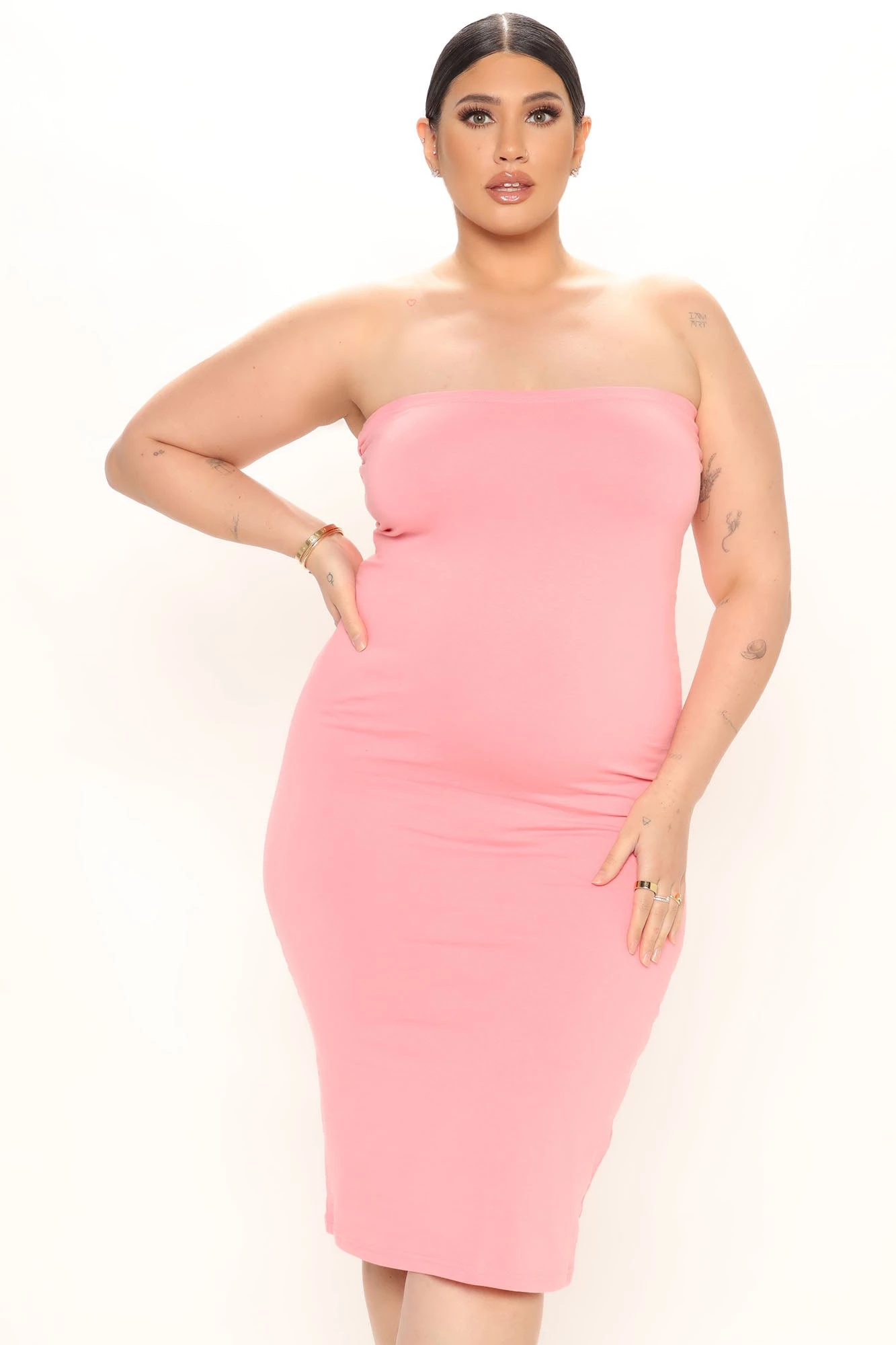 Fashion Nova Mia 2 Pack Midi Dress - Pink/combo 13 Fashion Nova Mia 2 Pack Midi Dress - Pink/combo - Image 11