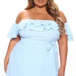 Fashion Nova Mara Off Shoulder Maxi Dress - Light Blue -fashion nova dresses Shop 02 23 22Studio5 ME LT 11 16 56 25 HF21E329 LightBlue 1140 PLUS KL
