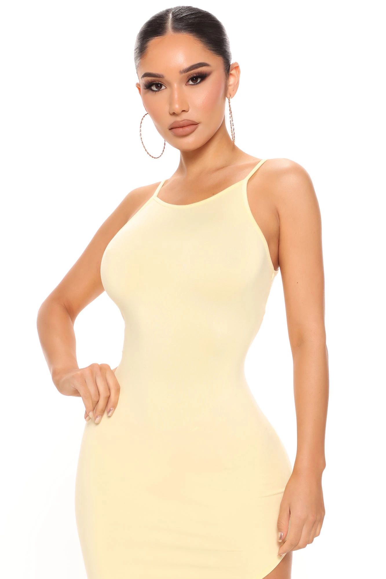 Fashion Nova Melody Midi Dress - Yellow 4 Fashion Nova Melody Midi Dress - Yellow - Image 2