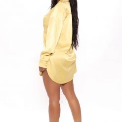 Fashion Nova Petite Slip On Satin Shirt Dress - Mustard 8 Fashion Nova Petite Slip On Satin Shirt Dress - Mustard -fashion nova dresses Shop 02 25 22Studio4 RM KP 13 24 25 23 DI7104 Mustard 3246 SG