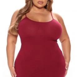 Fashion Nova Katie Cami Slip Dress - Burgundy 13 Fashion Nova Katie Cami Slip Dress - Burgundy -fashion nova dresses Shop 02 28 22Studio5 KJ LT 12 02 09 35 D9668 Burgundy 1576 PLUS KL