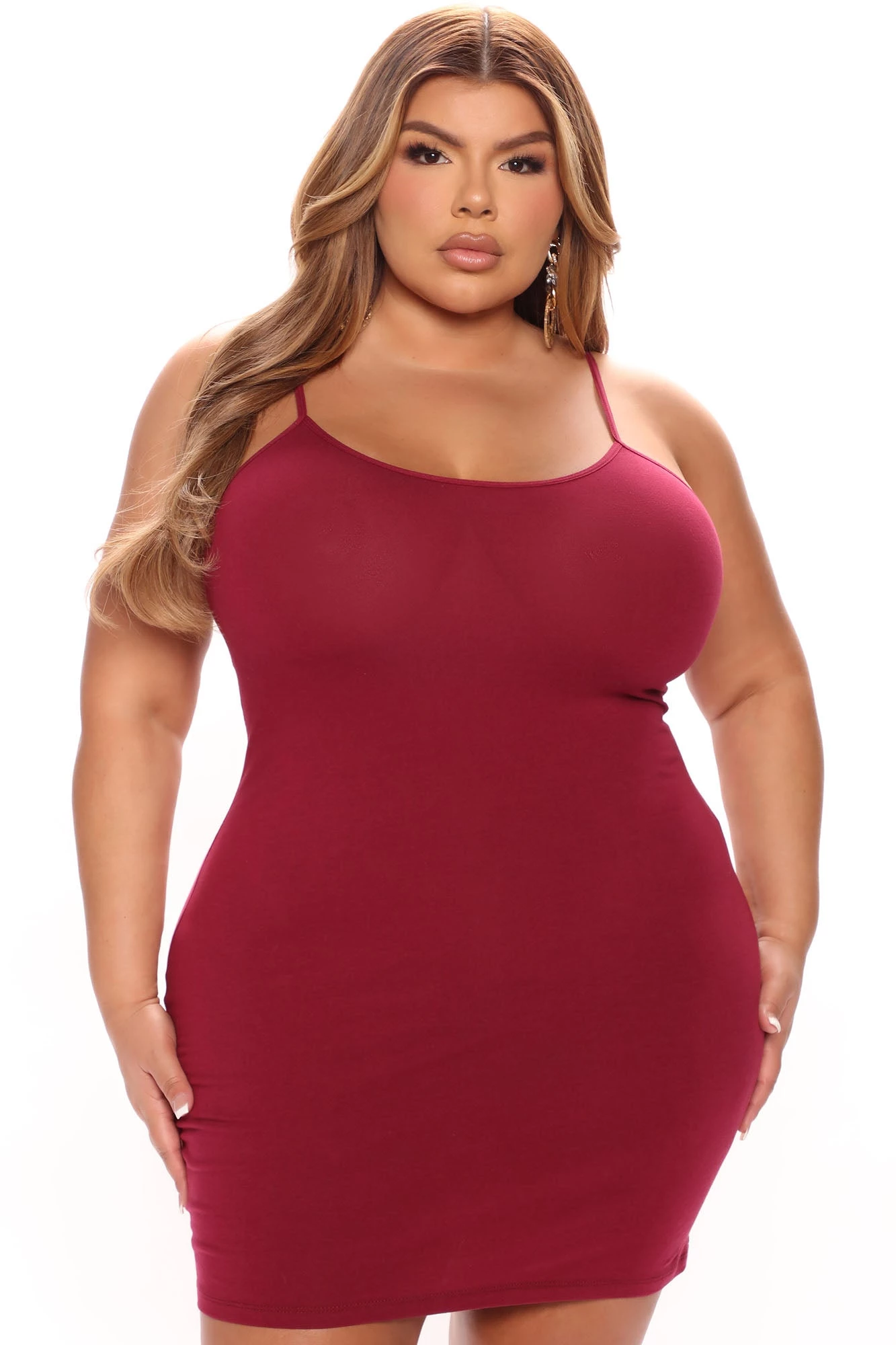 Fashion Nova Katie Cami Slip Dress - Burgundy 7 Fashion Nova Katie Cami Slip Dress - Burgundy - Image 5