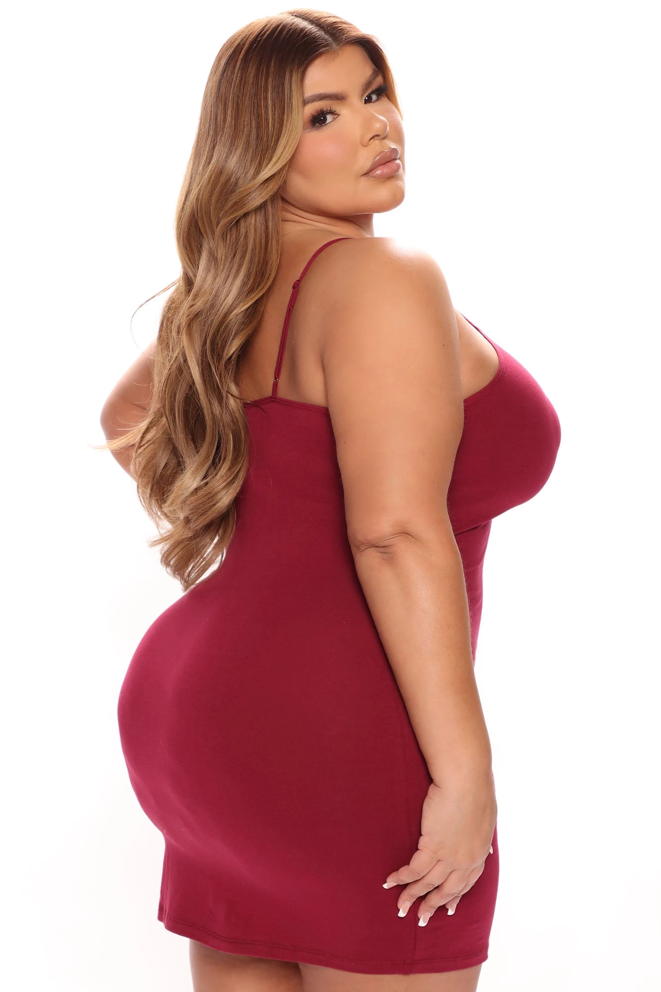 Fashion Nova Katie Cami Slip Dress - Burgundy 9 Fashion Nova Katie Cami Slip Dress - Burgundy - Image 7