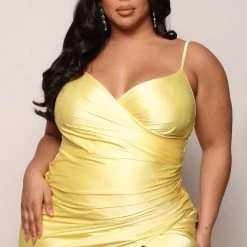 Fashion Nova Luxe Nights Satin Maxi Dress - Yellow -fashion nova dresses Shop 02 28 22Studio6 ME KP 13 18 03 17 1732 Yellow 1583 PLUS KL
