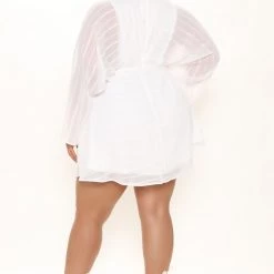 Fashion Nova Driftwood Striped Mini Dress - White -fashion nova dresses Shop 03 01 22Studio2 CE LT 09 56 23 8 32104SK White 0224 PLUS KL