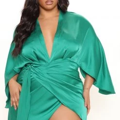 Fashion Nova Satin Cutie Mini Dress - Kelly Green -fashion nova dresses Shop 03 01 22Studio2 CE LT 13 06 31 41 IMD61164 Kellygreen 0506 PLUS EH