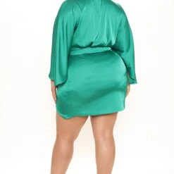 Fashion Nova Satin Cutie Mini Dress - Kelly Green -fashion nova dresses Shop 03 01 22Studio2 CE LT 13 06 42 41 IMD61164 Kellygreen 0508 PLUS EH