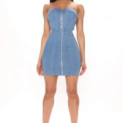 Fashion Nova Esmeralda Denim Mini Dress - Medium Wash -fashion nova dresses Shop 03 01 22Studio5 ME KP 15 14 12 58 HMD12404 MediumWash 2509 SG