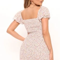Fashion Nova Fleur Mini Dress - Ivory/combo -fashion nova dresses Shop 03 02 22Studio1 MS LT 09 49 24 4 BD04867SR850 Ivorycombo 7923 WG
