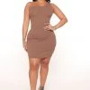 Fashion Nova CeCe One Shoulder Mini Dress - Brown -fashion nova dresses Shop 03 02 22Studio3 ME AC 10 54 47 14 73223 Brown 0227 KL